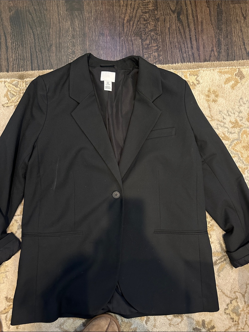 H&M Black Single-Button Women's Blazer